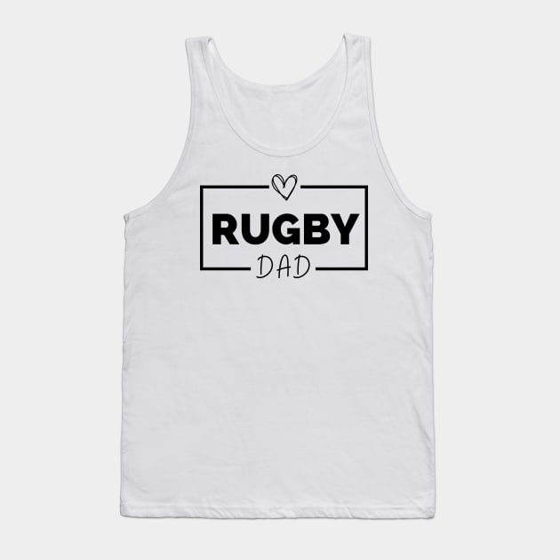 Funny Rugby Dad Tank Top by Lottz_Design 